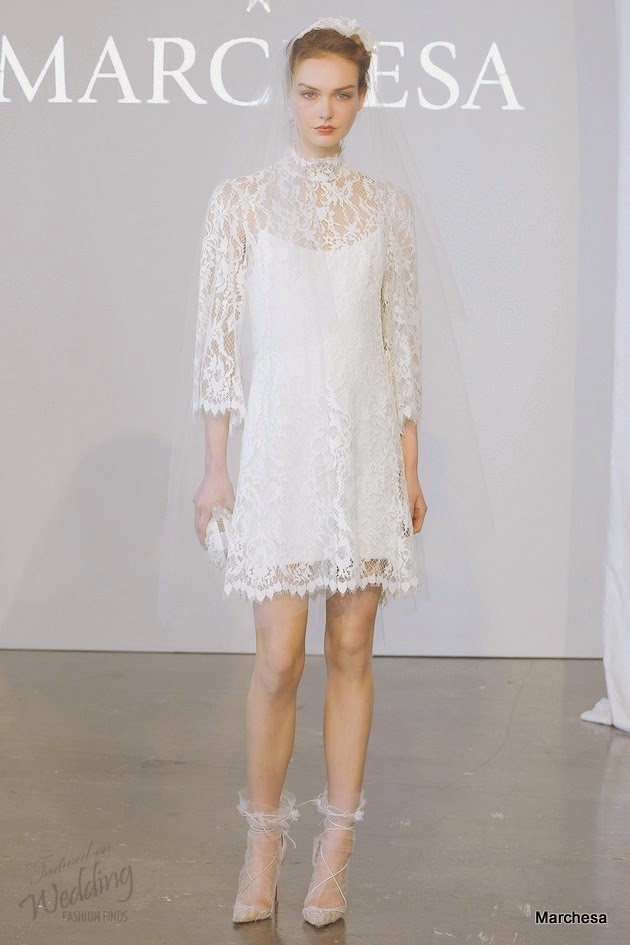 Romantic Marchesa Spring 2015 Wedding Dresses Asheum Gallery